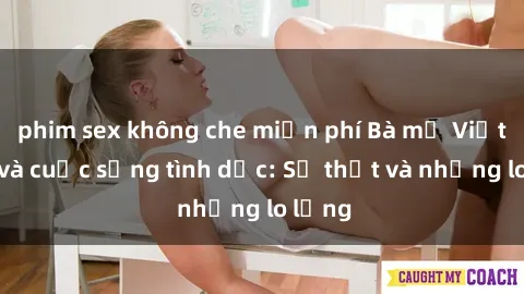 phim sex không che miễn phí Bà mẹ Việt Nam và cuộc sống tình dục: Sự thật và những lo lắng